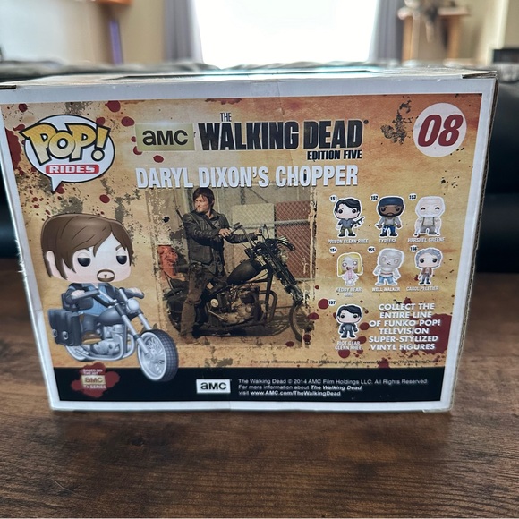 BNIB Funko Pop! Rides The Walking Dead Daryl Dixon's Chopper Vinyl Figure - Picture 2 of 3